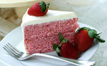 Κέικ φράουλας!